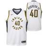 White Glenn Robinson III Pacers #40 Twill Basketball Jersey FREE SHIPPING