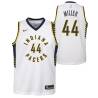 White Dick Miller Pacers #44 Twill Basketball Jersey FREE SHIPPING