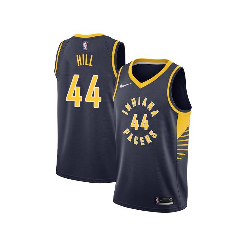 Navy Solomon Hill Pacers #44 Twill Basketball Jersey FREE SHIPPING