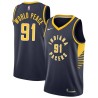 Navy Metta World Peace Pacers #91 Twill Basketball Jersey FREE SHIPPING