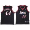 Black Throwback Jerry Baskerville Twill Basketball Jersey -76ers #44 Baskerville Twill Jerseys, FREE SHIPPING