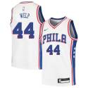 Chris Welp Twill Basketball Jersey -76ers #44 Welp Twill Jerseys, FREE SHIPPING