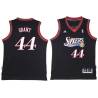 Black Throwback Harvey Grant Twill Basketball Jersey -76ers #44 Grant Twill Jerseys, FREE SHIPPING