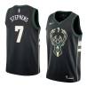 Black2 Everette Stephens Bucks #7 Twill Basketball Jersey FREE SHIPPING