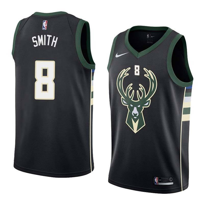 Black2 Joe Smith Bucks #8 Twill Basketball Jersey FREE SHIPPING