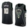 Black2 Bob Warlick Bucks #10 Twill Basketball Jersey FREE SHIPPING