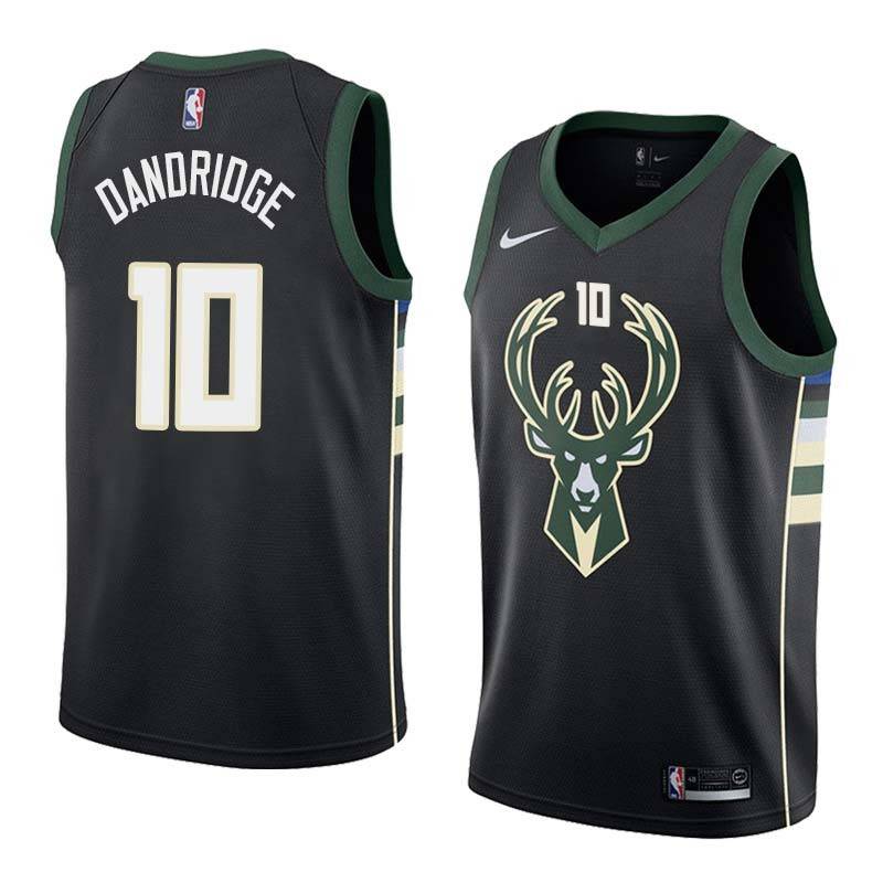 Black2 Bob Dandridge Bucks #10 Twill Basketball Jersey FREE SHIPPING