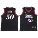 Lavoy Allen Twill Basketball Jersey -76ers #50 Allen Twill Jerseys, FREE SHIPPING
