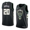 Black2 Sherman Douglas Bucks #20 Twill Basketball Jersey FREE SHIPPING