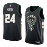 Black2 Julius Hodge Bucks #24 Twill Basketball Jersey FREE SHIPPING