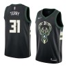 Black2 Chuck Terry Bucks #31 Twill Basketball Jersey FREE SHIPPING