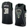 Black2 Rickie Winslow Bucks #31 Twill Basketball Jersey FREE SHIPPING