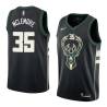 Black2 McCoy McLemore Bucks #35 Twill Basketball Jersey FREE SHIPPING