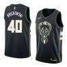 Black2 Frank Brickowski Bucks #40 Twill Basketball Jersey FREE SHIPPING