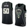 Black2 Bonzie Colson Bucks #50 Twill Basketball Jersey FREE SHIPPING