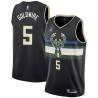 Black Anthony Goldwire Bucks #5 Twill Basketball Jersey FREE SHIPPING