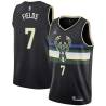 Black Kenny Fields Bucks #7 Twill Basketball Jersey FREE SHIPPING