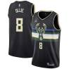 Black Kevin Ollie Bucks #8 Twill Basketball Jersey FREE SHIPPING