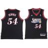 Black Throwback Brian Skinner Twill Basketball Jersey -76ers #54 Skinner Twill Jerseys, FREE SHIPPING