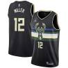 Black Jay Miller Bucks #12 Twill Basketball Jersey FREE SHIPPING