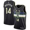 Black Jon McGlocklin Bucks #14 Twill Basketball Jersey FREE SHIPPING