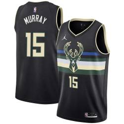 Black Ronald Murray Bucks #15 Twill Basketball Jersey FREE SHIPPING