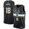 Black Curtis Perry Bucks #18 Twill Basketball Jersey FREE SHIPPING