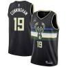 Black Dick Cunningham Bucks #19 Twill Basketball Jersey FREE SHIPPING