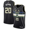 Black Rich Niemann Bucks #20 Twill Basketball Jersey FREE SHIPPING