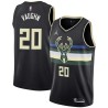 Black Rashad Vaughn Bucks #20 Twill Basketball Jersey FREE SHIPPING