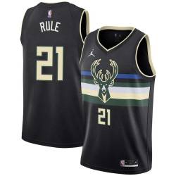 Black Bob Rule Bucks #21 Twill Basketball Jersey FREE SHIPPING