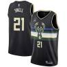 Black Tony Snell Bucks #21 Twill Basketball Jersey FREE SHIPPING