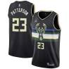 Black Ruben Patterson Bucks #23 Twill Basketball Jersey FREE SHIPPING