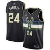 Black Rowland Garrett Bucks #24 Twill Basketball Jersey FREE SHIPPING