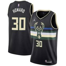 Black Otis Howard Bucks #30 Twill Basketball Jersey FREE SHIPPING