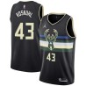 Black Jake Voskuhl Bucks #43 Twill Basketball Jersey FREE SHIPPING