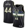 Black Greg Foster Bucks #44 Twill Basketball Jersey FREE SHIPPING