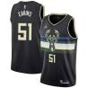 Black Jim Eakins Bucks #51 Twill Basketball Jersey FREE SHIPPING