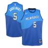 Blue_City Alaa Abdelnaby Bucks #5 Twill Basketball Jersey FREE SHIPPING