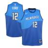 Blue_City Phil Ford Bucks #12 Twill Basketball Jersey FREE SHIPPING