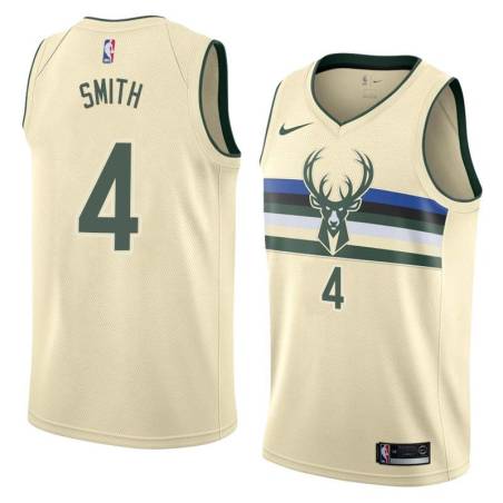 Blue_City Greg Smith Bucks #4 Twill Basketball Jersey FREE SHIPPING