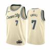 Cream_City Toby Kimball Bucks #7 Twill Basketball Jersey FREE SHIPPING