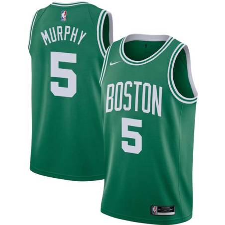 Green Dick Murphy Twill Basketball Jersey -Celtics #5 Murphy Twill Jerseys, FREE SHIPPING