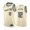 Cream_City Ron Williams Bucks #12 Twill Basketball Jersey FREE SHIPPING