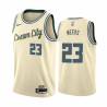 Cream_City Jodie Meeks Bucks #23 Twill Basketball Jersey FREE SHIPPING