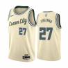 Cream_City Gary Freeman Bucks #27 Twill Basketball Jersey FREE SHIPPING