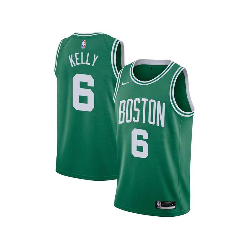 Green Tom Kelly Twill Basketball Jersey -Celtics #6 Kelly Twill Jerseys, FREE SHIPPING