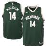 Green Jon McGlocklin Bucks #14 Twill Basketball Jersey FREE SHIPPING