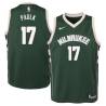 Green Charlie Paulk Bucks #17 Twill Basketball Jersey FREE SHIPPING