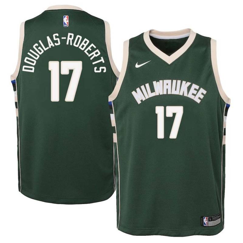 Green Chris Douglas-Roberts Bucks #17 Twill Basketball Jersey FREE SHIPPING